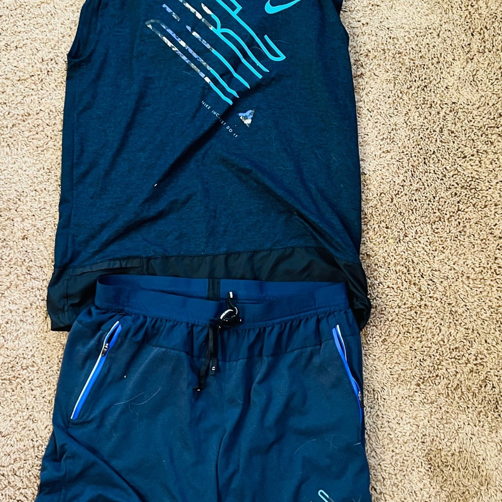 Nike Men's Blue Athletic Shorts